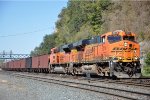 All rail ore loads cruise east